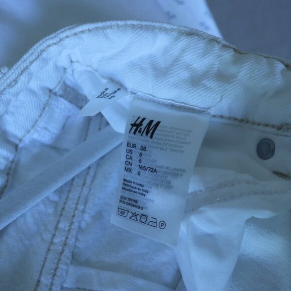 LEE WHITE WIDE LEG JEANS - Picture 4 of 4